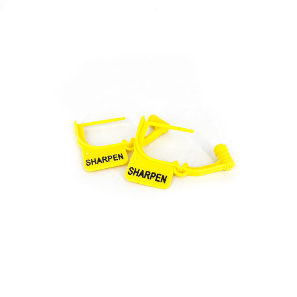 Yellow Surgical Instrument Sharpen Tag