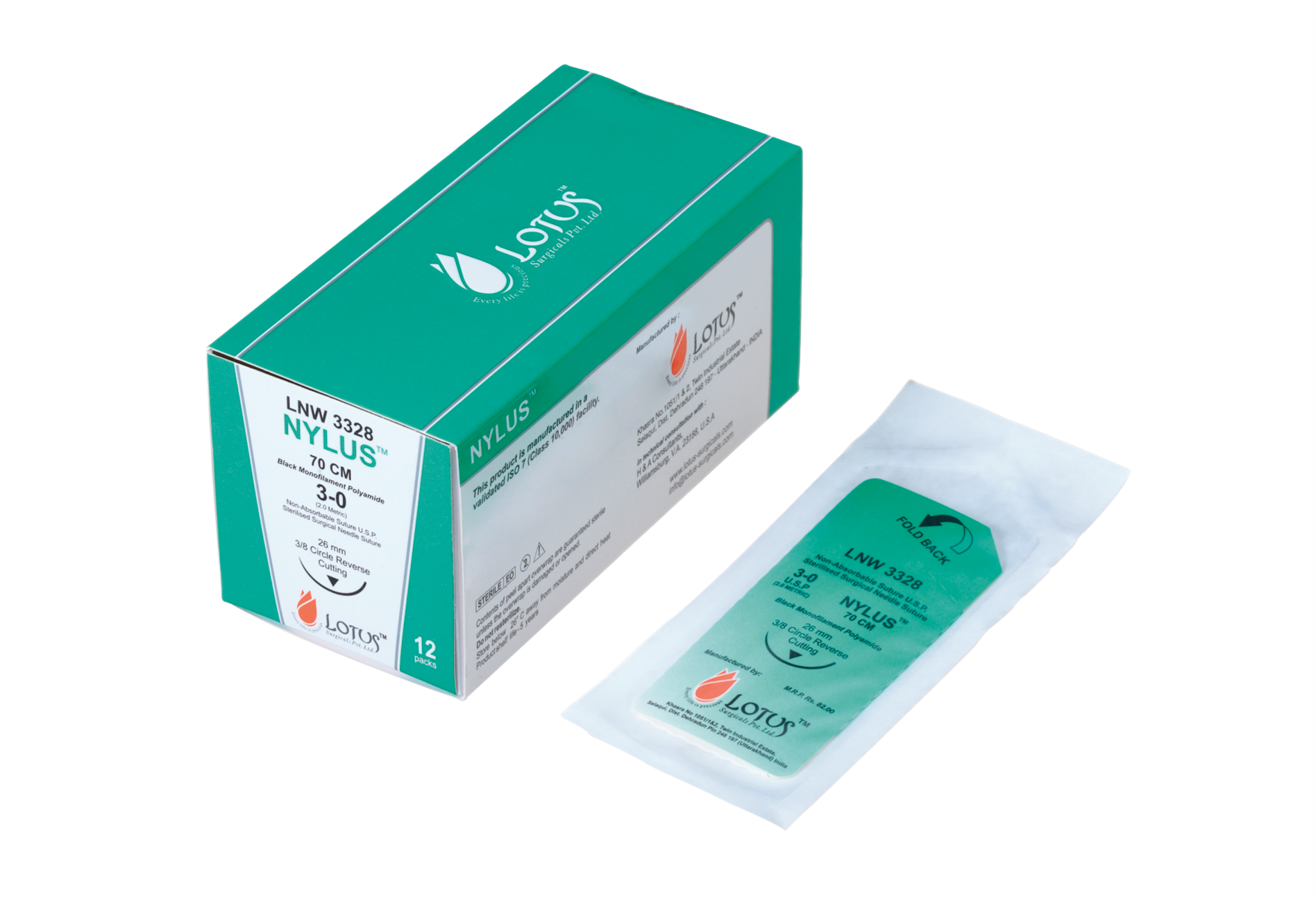 Nylus® Monofilament Polyamide, Non-Absorbable Sutures